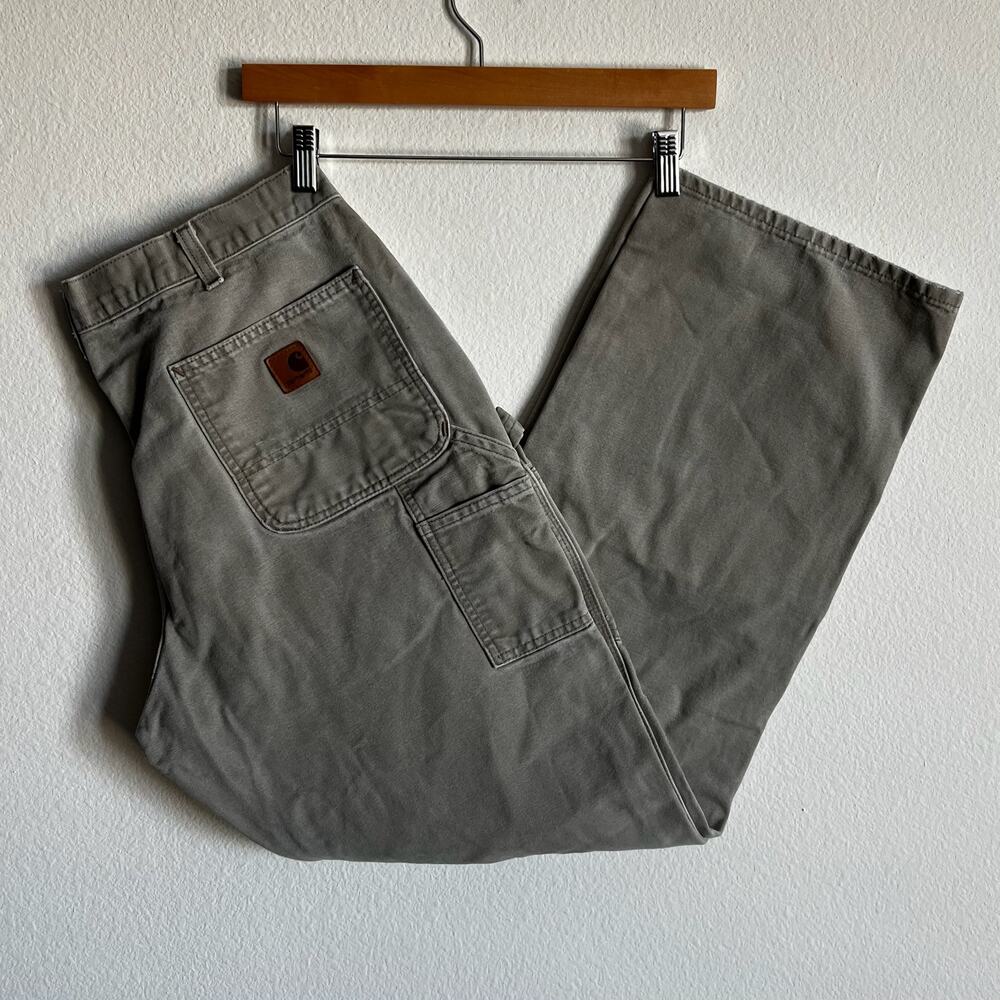 Carhartt B11 DES gray wear carpenter pants